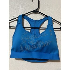 ADIDAS BLUE SPORTS BRA, AEROREADY NEW WITHOUT TAGS - measurements below
